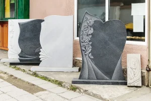 Carved headstones